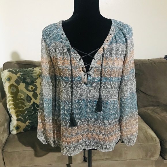 Jessica Simpson Boho Blouse - Picture 1 of 6